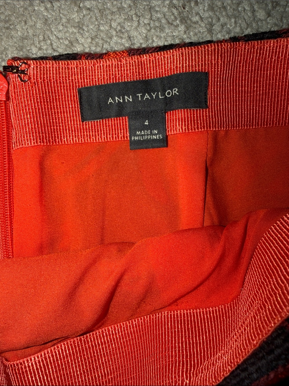 Ann Taylor Vine Jacquard Side Pocket Skirt size 4 - Picture 7 of 10
